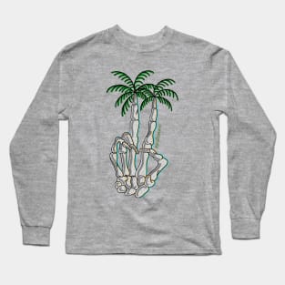 Peace palm Tree Long Sleeve T-Shirt